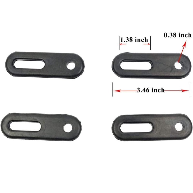 Chikia Hisun Hood Straps Door Hinge Rubber Return Latch Replacement for Yamaha Rhino Hisun UTV 500 700,Massimo 500 700,Axis 500 700,Coleman 500 700,Bennche,Cub Cadet - Image 3